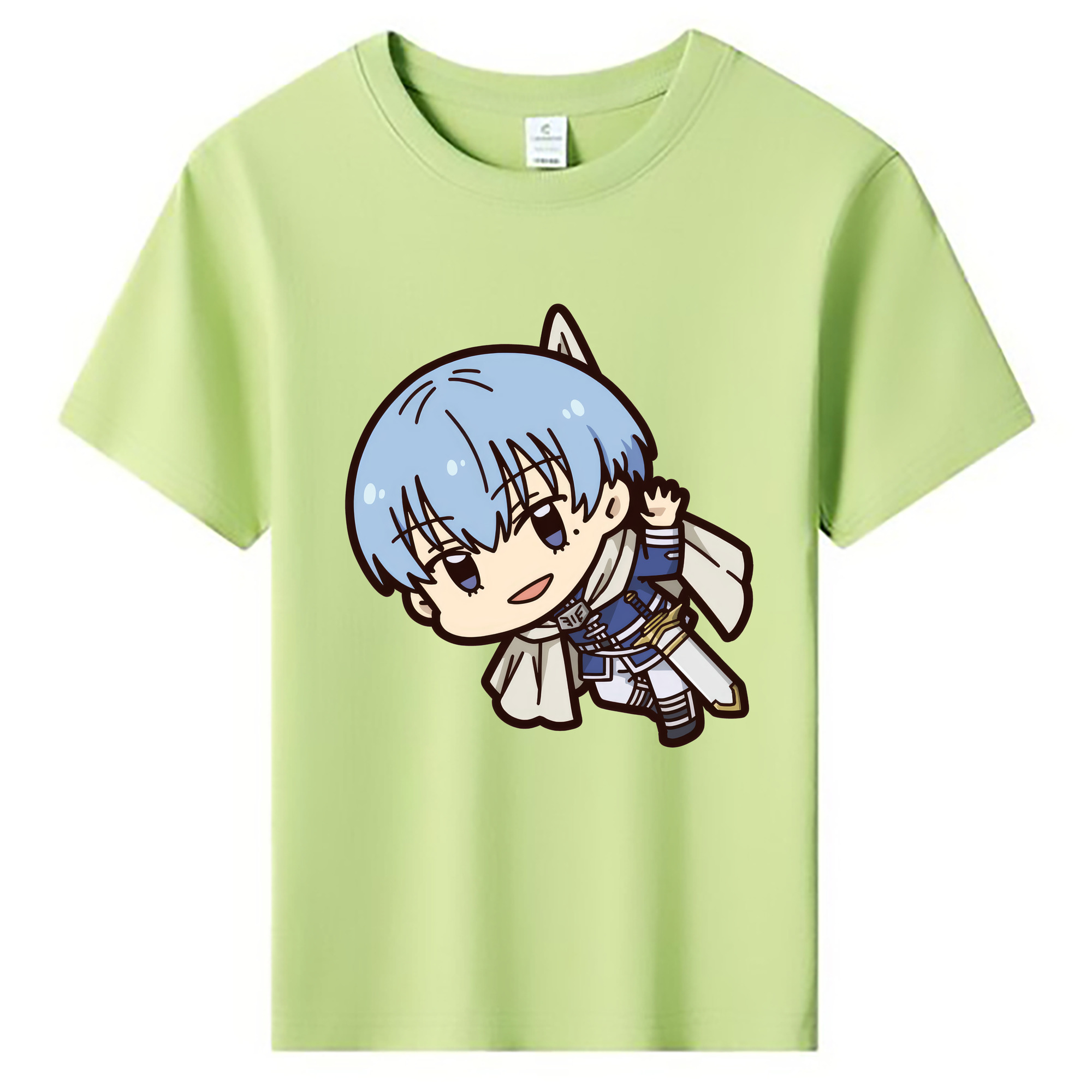 （画像用） 葬送のフリーレン Frieren 綿100％キッズTシャツ（フロントプリント）